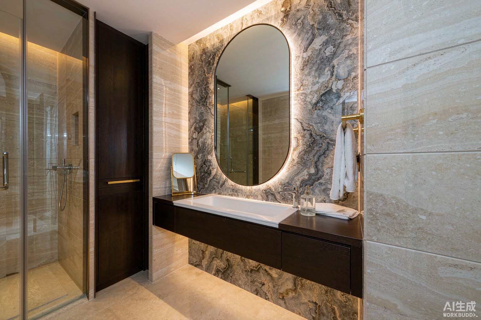 Hotel bathroom vanity project in Ho Chi Minh City Vietnam